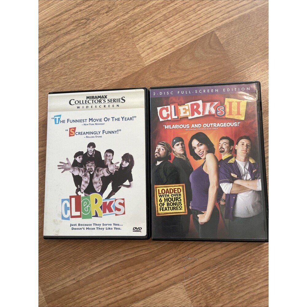 Clerks 1 and 2 DVD Lot Kevin Smith Collectors Series Clerks